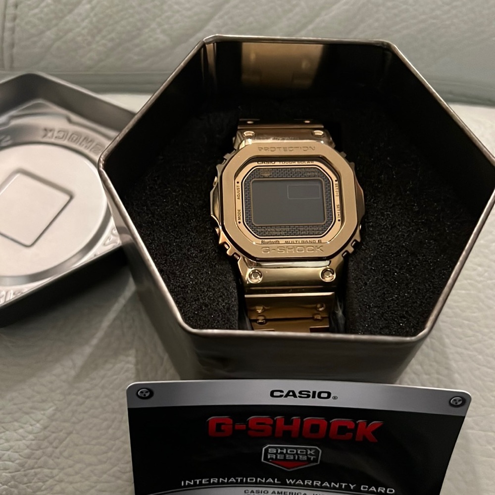 Gold G-Shock Casio